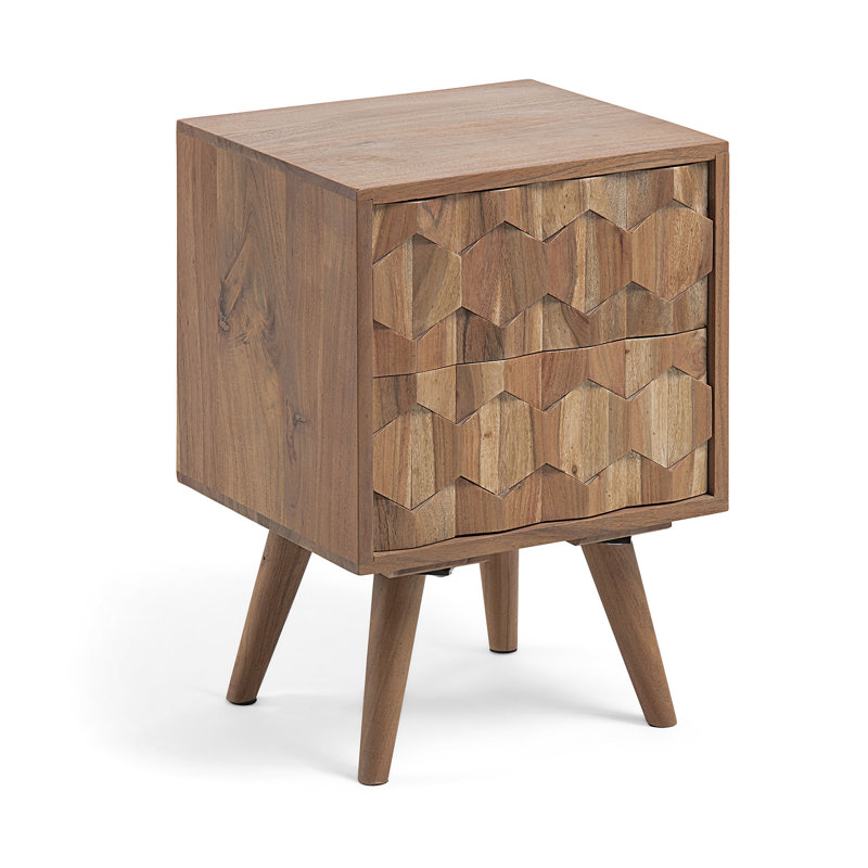 Corrigan Studio Cayson Solid Wood Bedside Table & Reviews Wayfair.co.uk